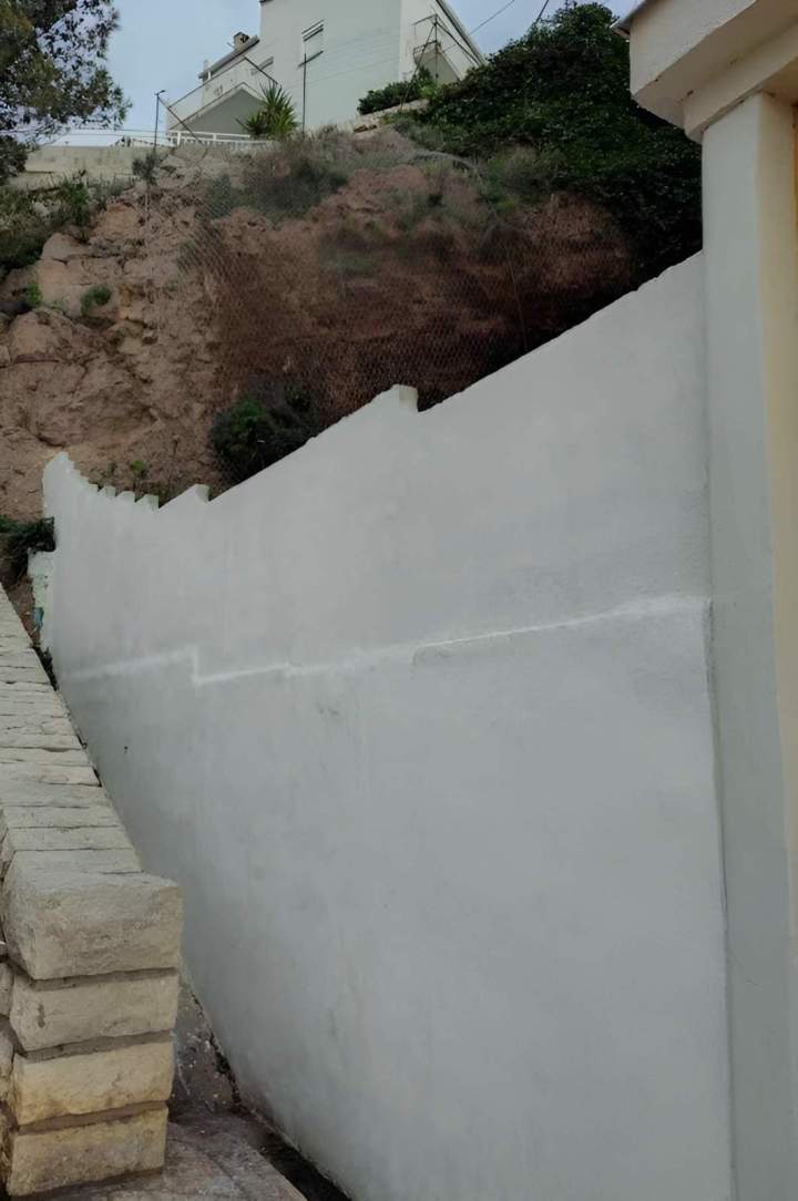 Mur clôture sans graffiti Auvergne Rhône Alpes