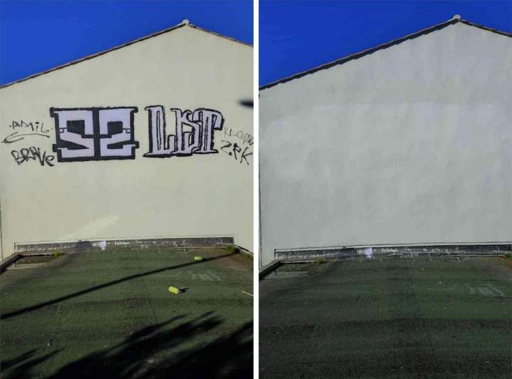 Protection surface et traitement antigraffiti France